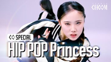 Daisy performa com expressividade e estilo marcante no STUDIO CHOOM, destacando-se como a Princesa do Hip Hop.