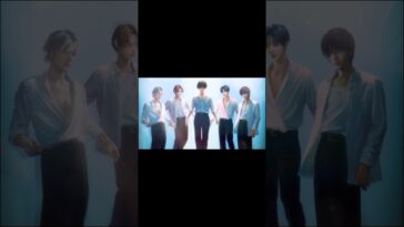 Cinco membros do Tomorrow X Together posam em estilo elegante, com luz suave ao fundo, para o vídeo de SSS.